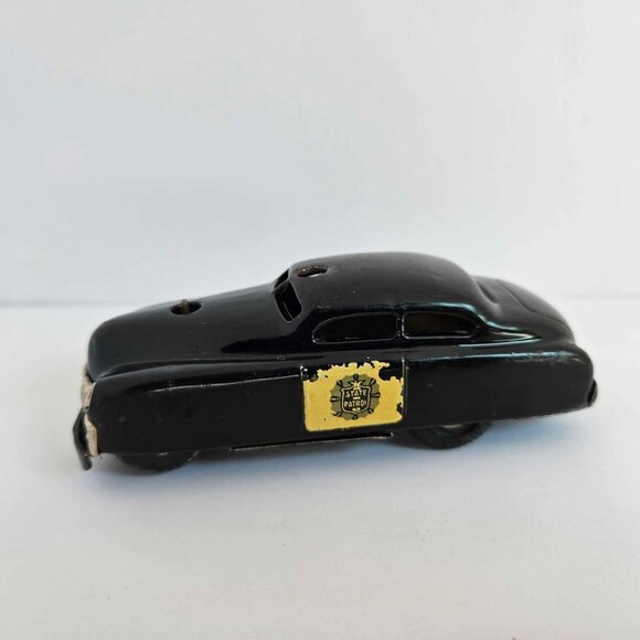 1950's SCHUCO VARIANTO 3048 Highway Patrol Tinplate Car - Picture 4 of 6
